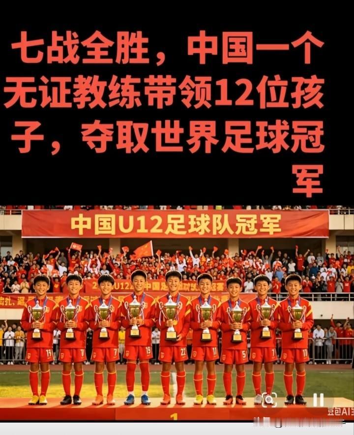 记者问董路：中国队还能再进世界杯吗？董路斩钉截铁的应道，能！2034年。U12全