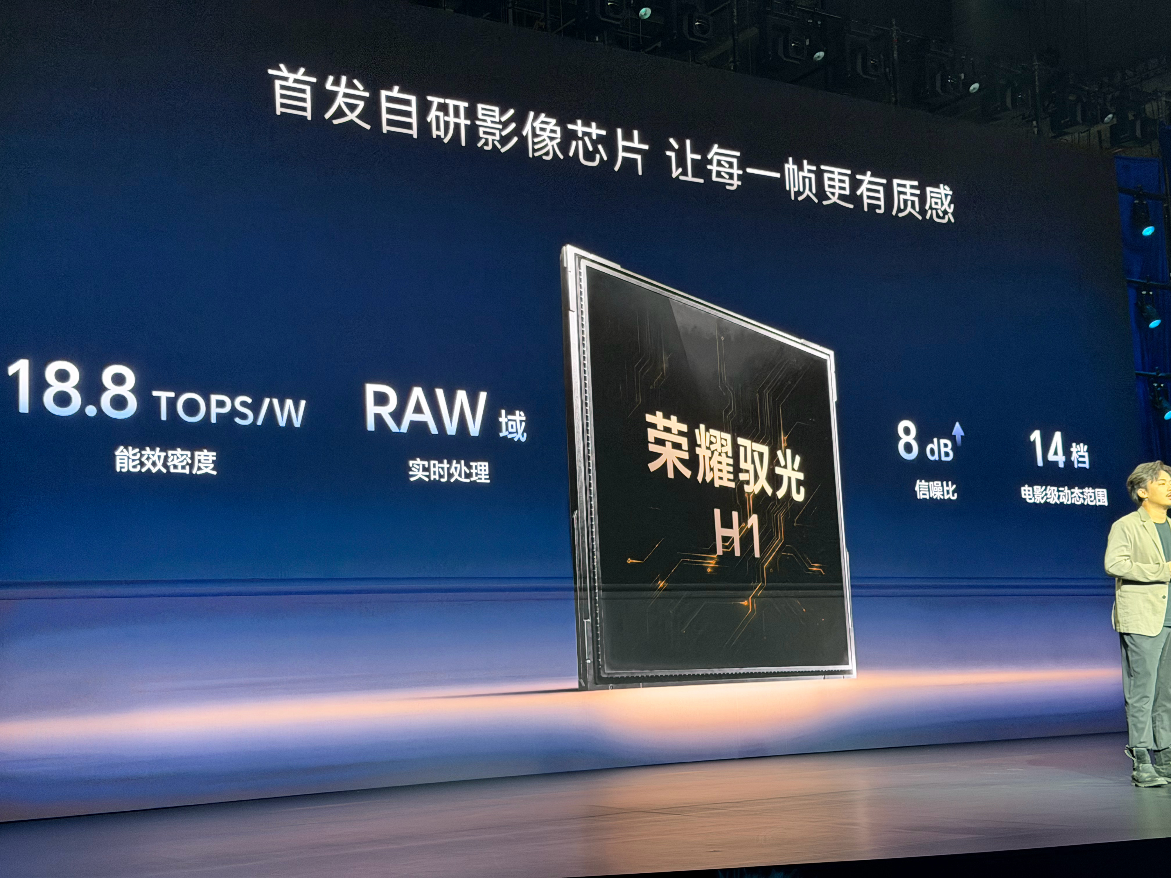 荣耀Robot Phone 首发 荣耀自研影像芯片 驭光H1还和电影设备厂商AR