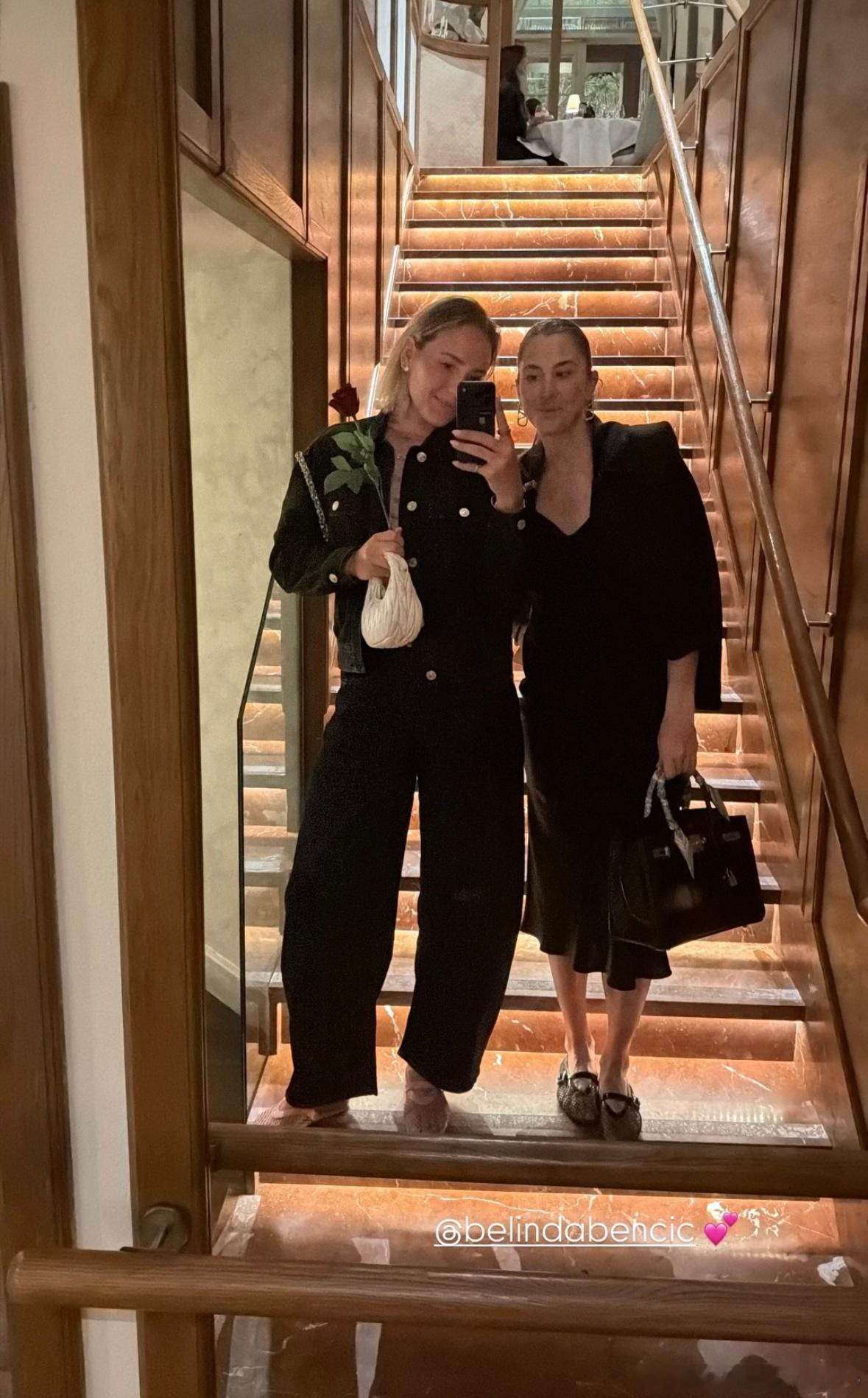 维基奇🤝本西奇！Donna和Belinda又在一起过情人节了wta