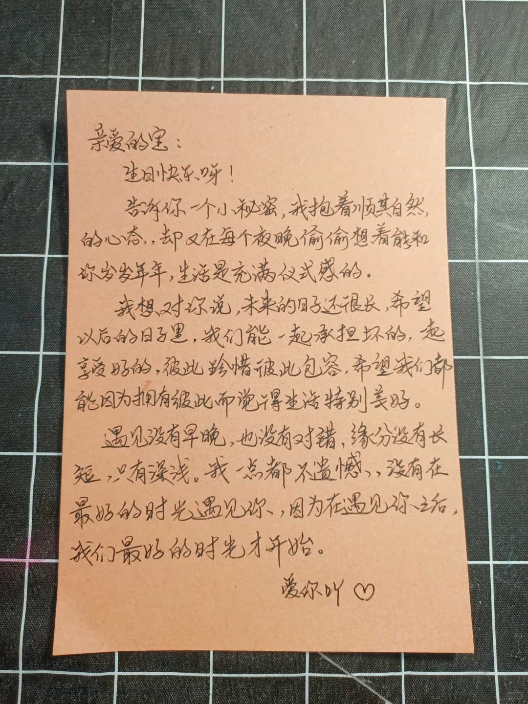 第223封情书/写给女朋友的生日小作文