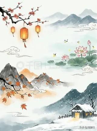 上联，淋春夏秋冬雨，请你赐教！下联：赏东西南北风。