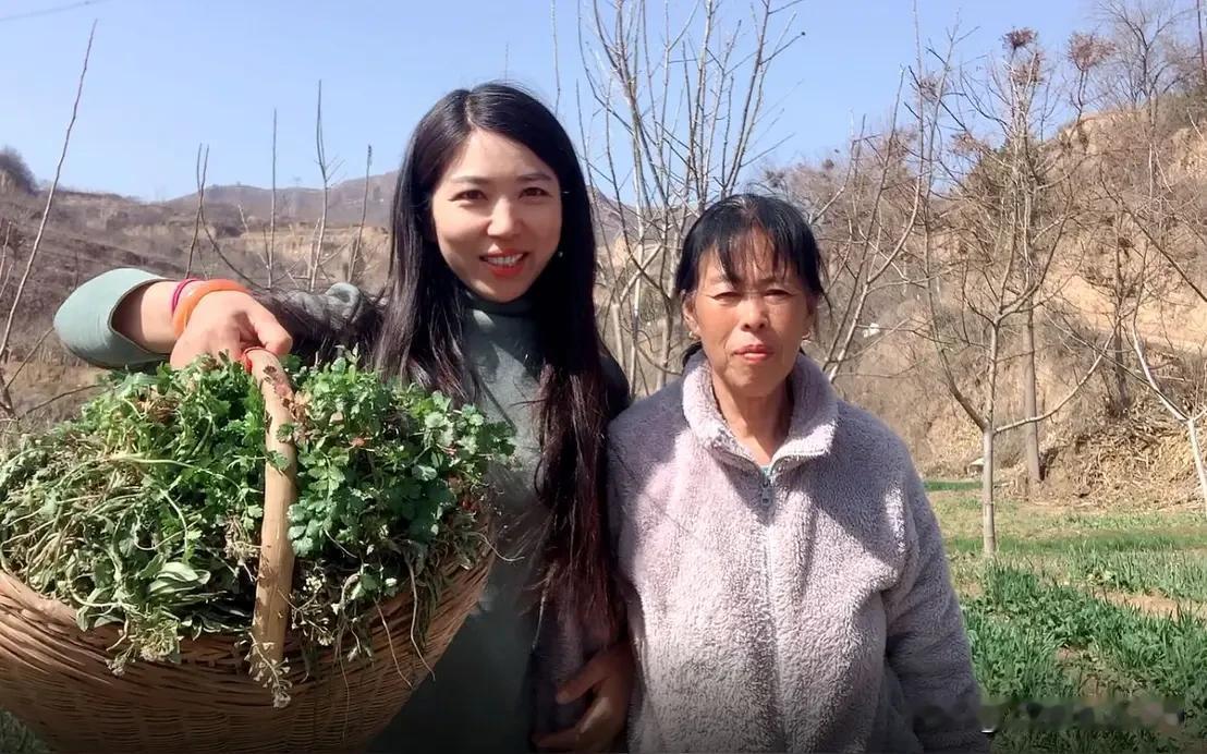 雨中剜野菜
微风细雨草如钩，
山色空蒙雾锁楼。
提篮寻春无需铲，
满地荠菜用手欧