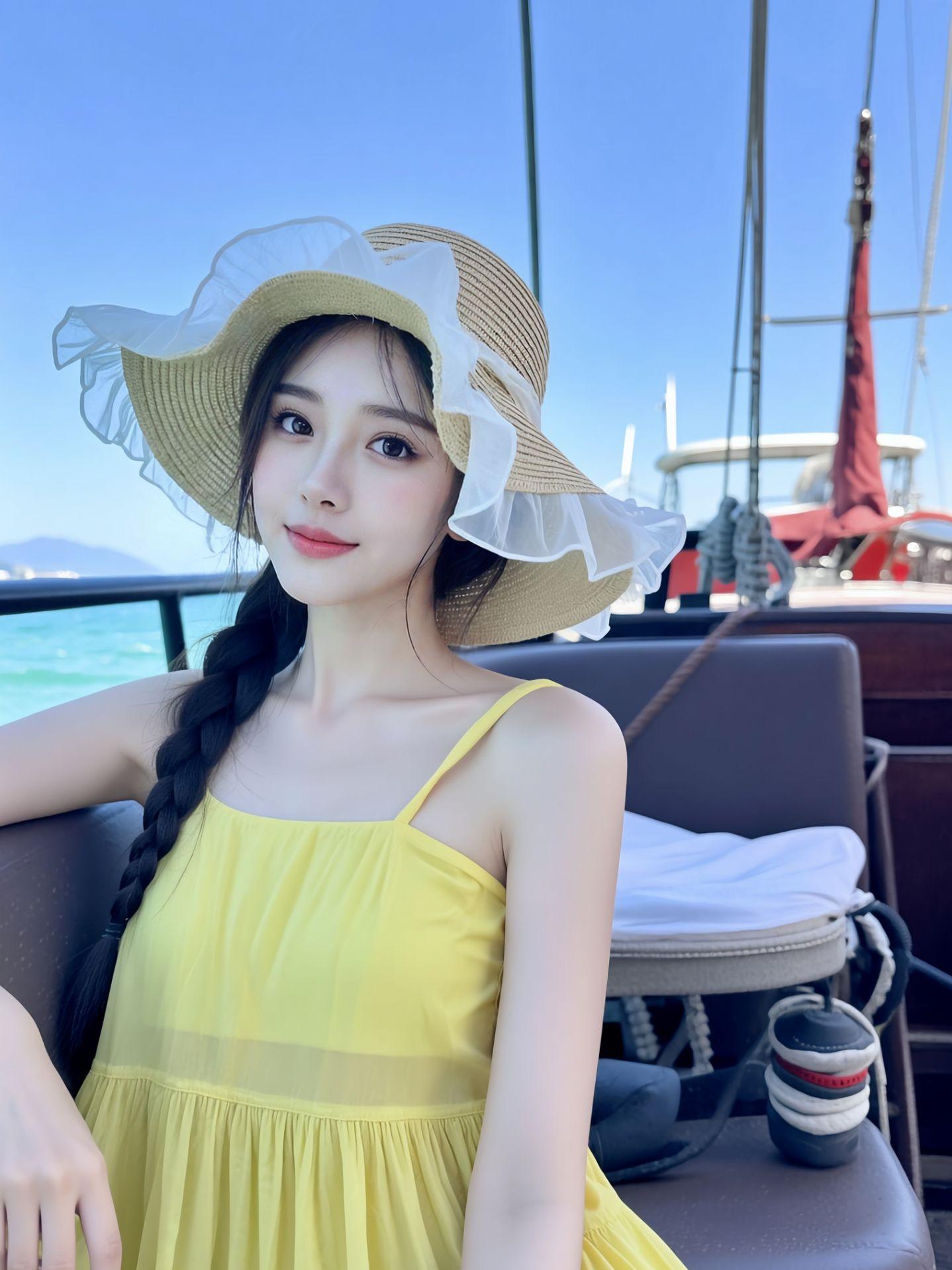 AI海畔度假照  原来ai写真可以这么美  谁拍谁好看 美出高级感