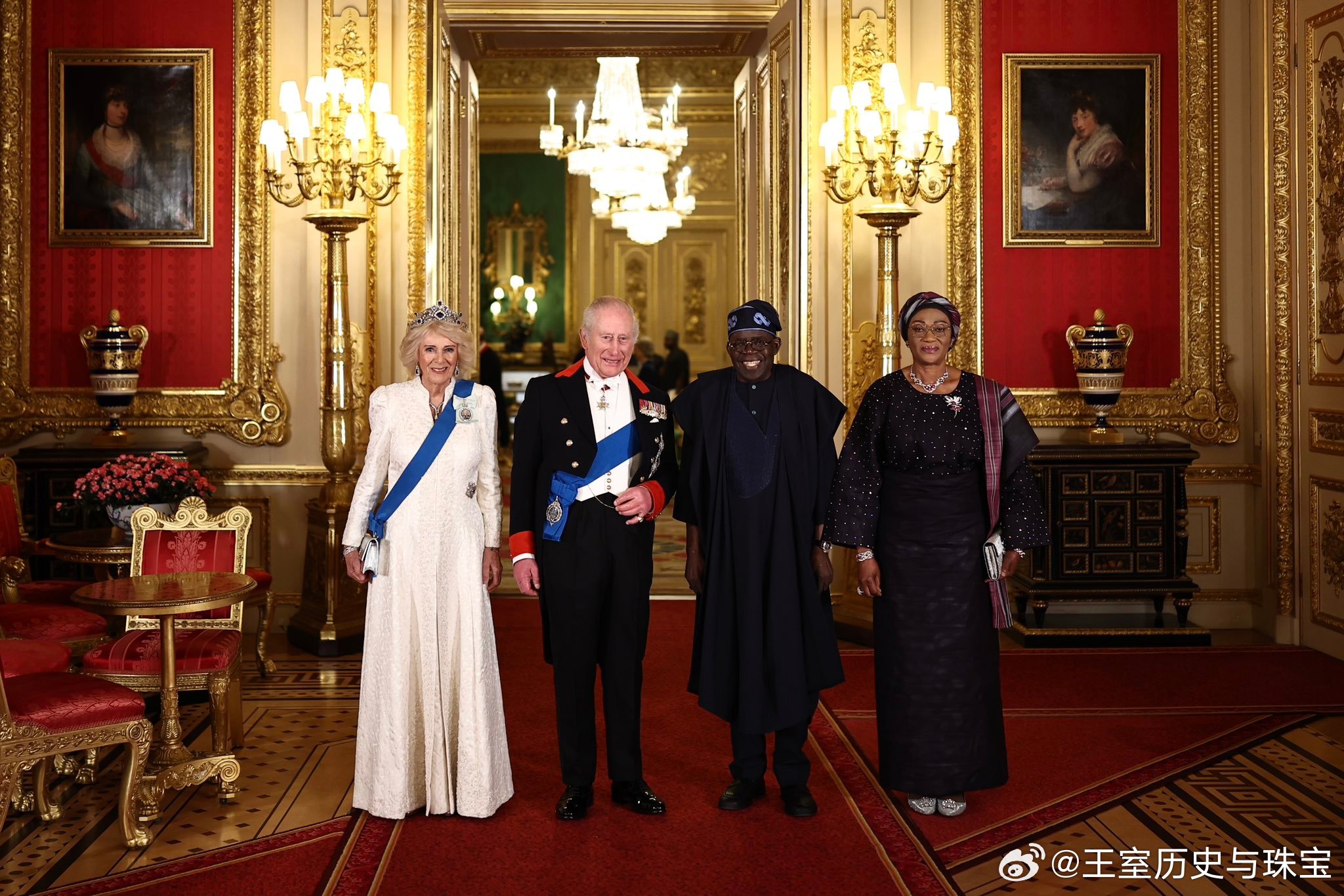 新闻 2026.3.19 尼日利亚国事访问英国Day 1晚宴部分，卡米拉新解锁乔