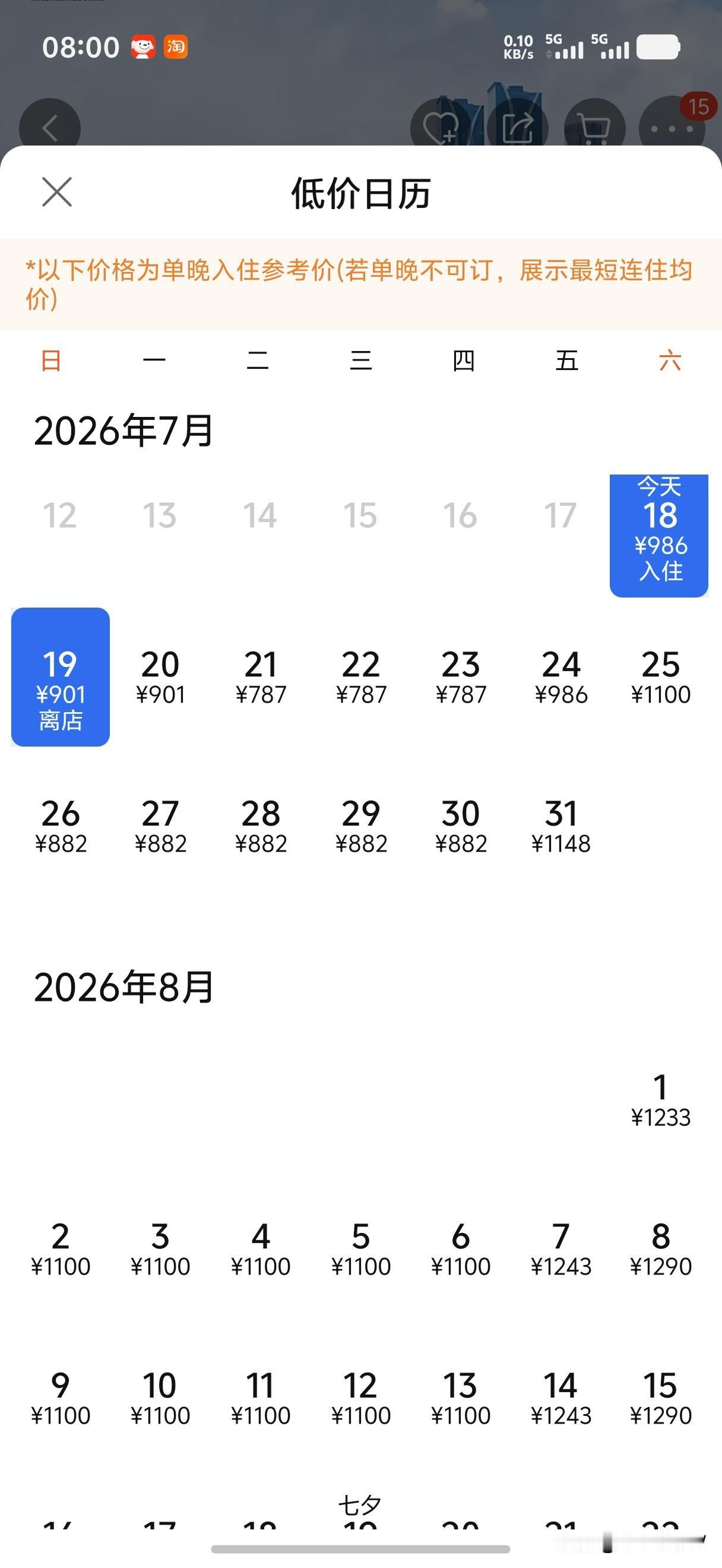 很多地方，包括山西，7.15之后酒店价格蹭蹭往上涨。还有就是周五周六价格高于其他