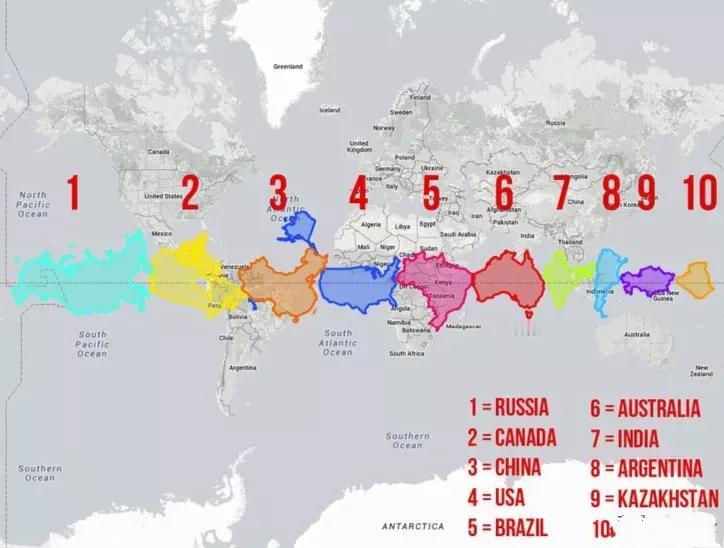 没想到阿根廷这个距离中国最远的国家的国土面积也这么大，有将近280万平方公里(跟