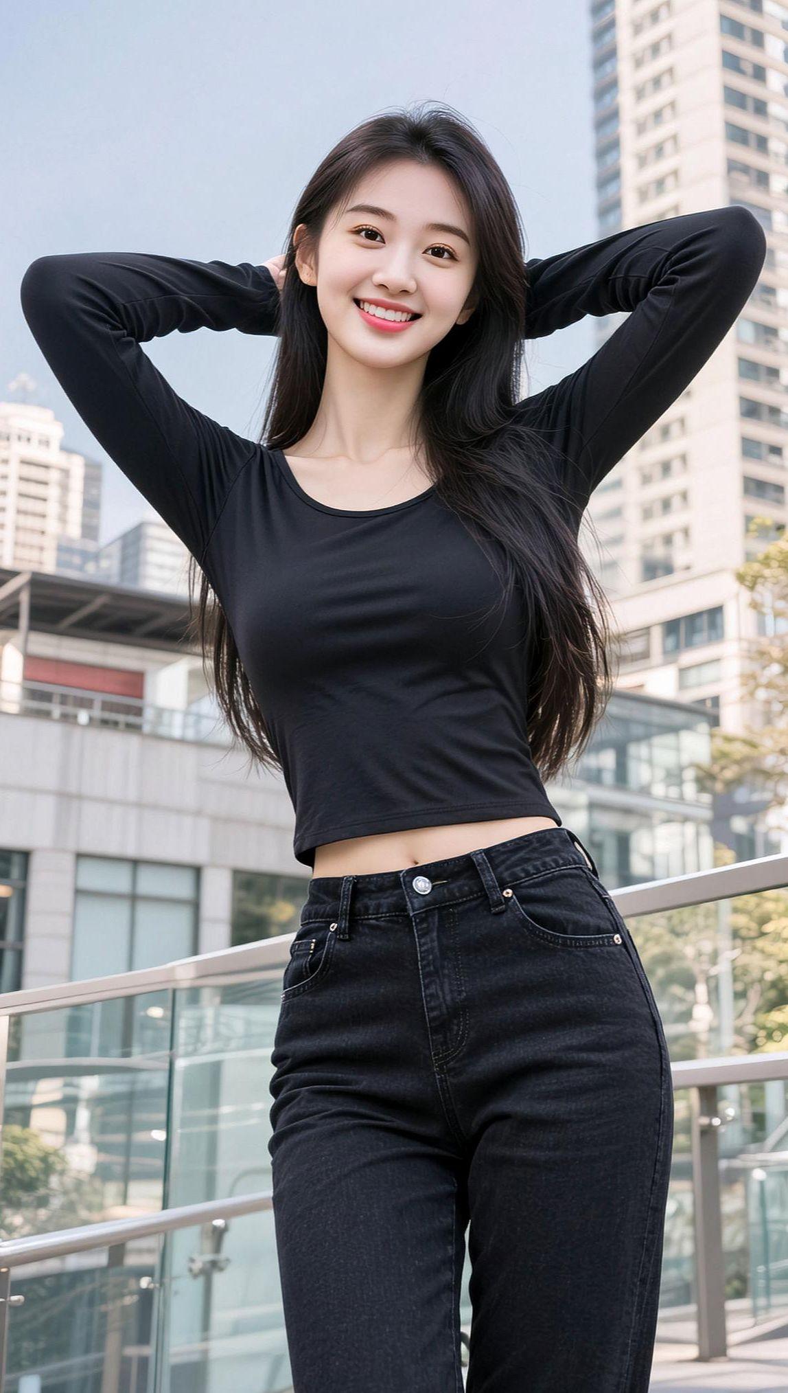 都市时尚风 高颜值美女