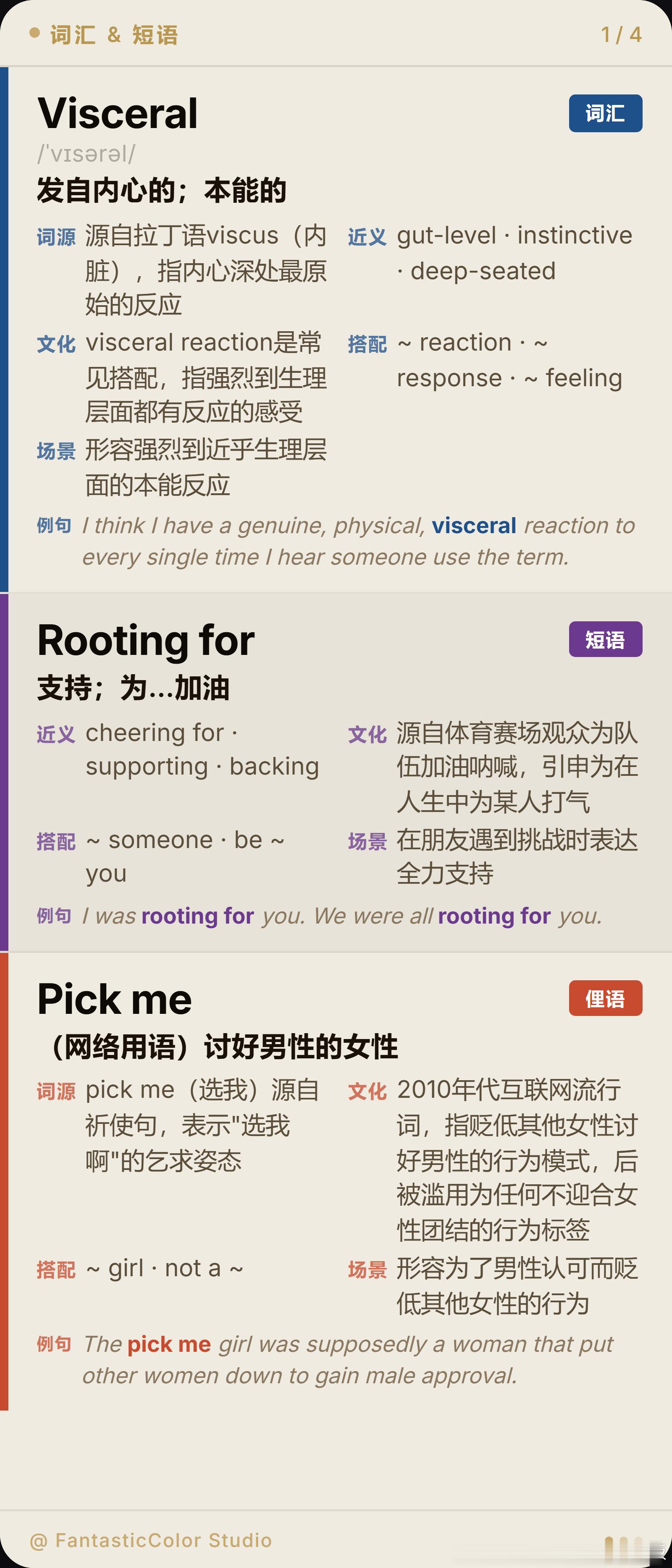 《洋抖博主深度解构girls girl网络文化现象》亮点词汇汇总