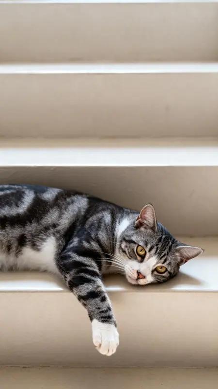 楼道的台阶上看到了我的猫嚎叫，可以带回家吗？