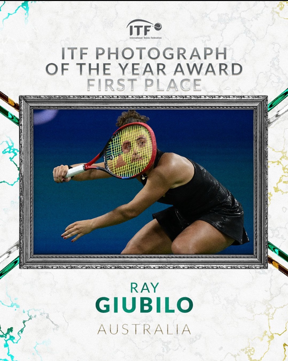 网球talking大会 ITF年度最佳网球照片——第一名🏆📸在今年美国网球公