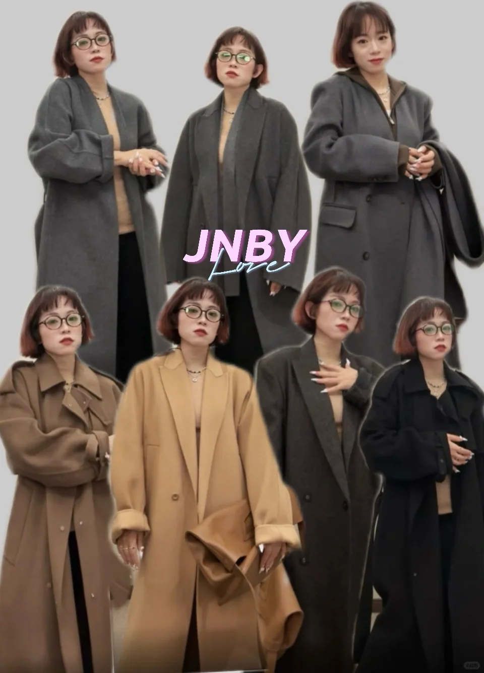 JNBY大衣合集̷☆已经想好初雪穿哪件了❄️