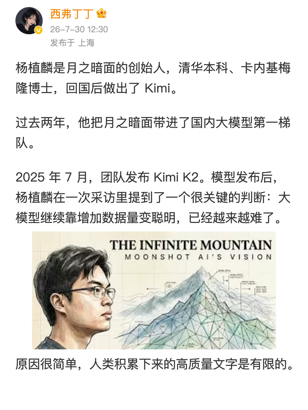 杨植麟：大模型是缸中之脑