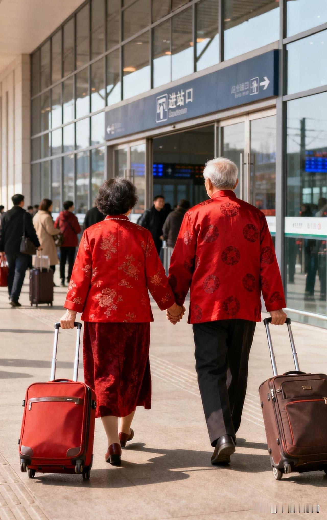 爸妈，今年过年就别折腾了。票我已经买好了，你们来广州过年吧。现在都讲反向春运，火