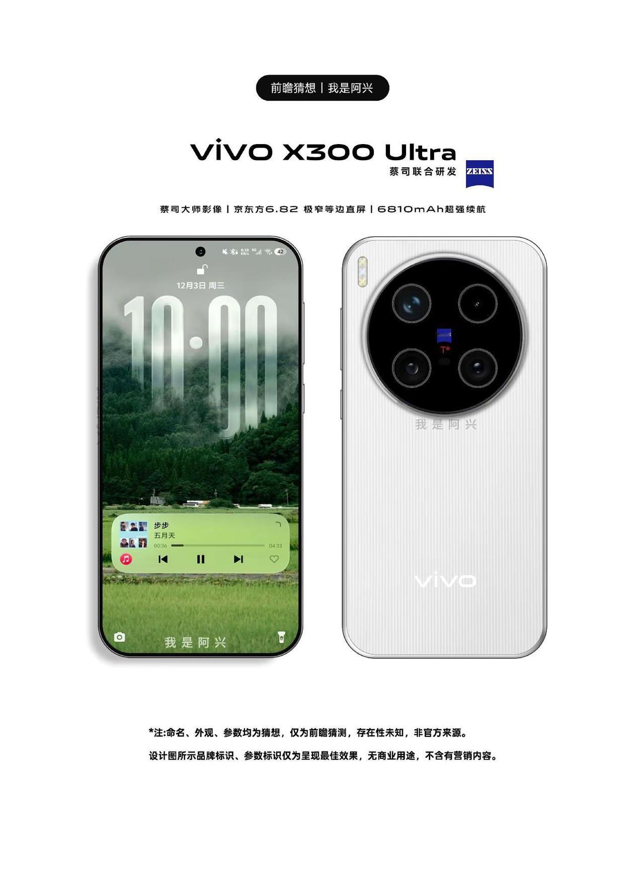 vivoX300Ultra自制设计。【全网首发vivoX300Ultra自制图】