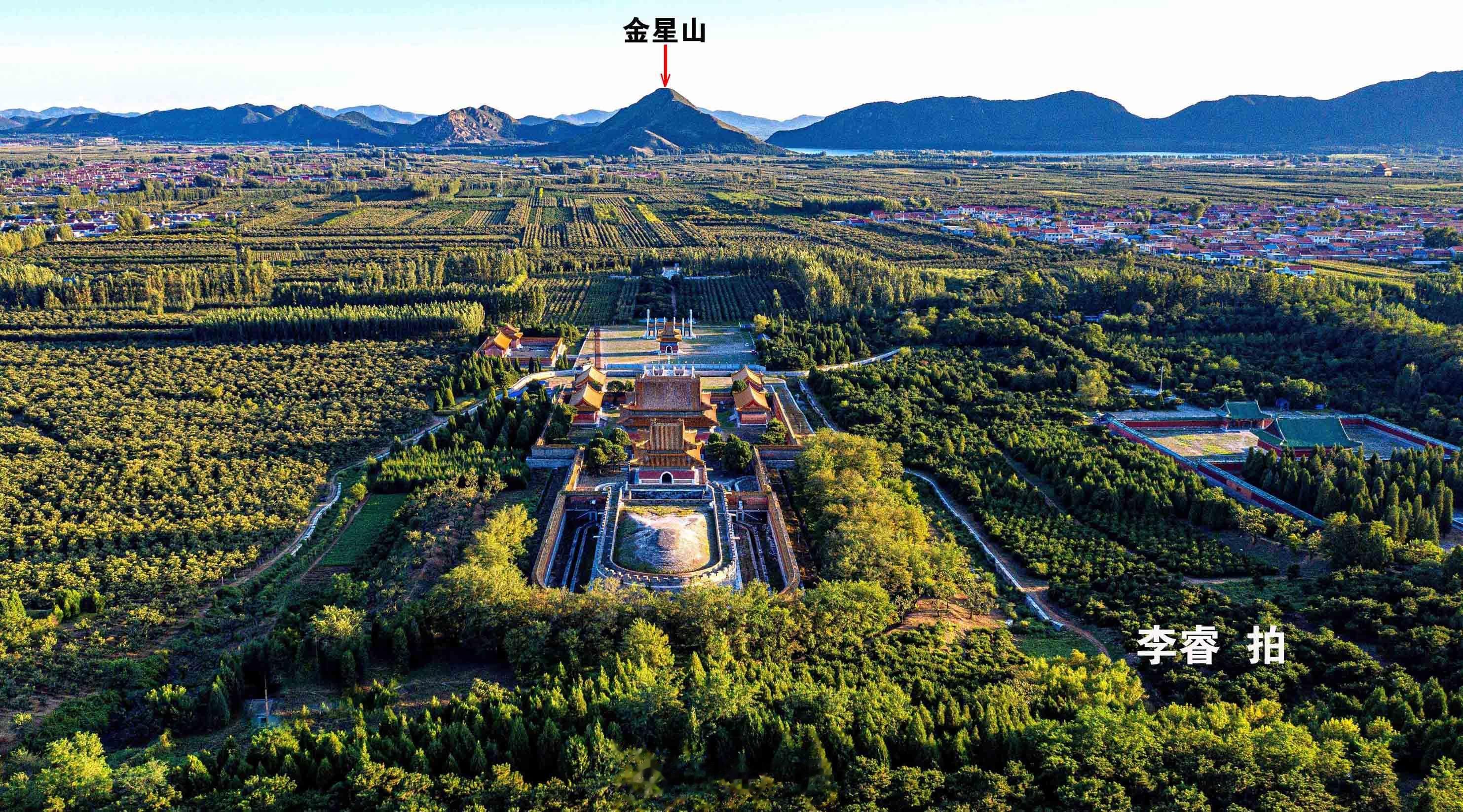 惠陵和惠陵妃园寝的朝山都是金星山。惠陵的方向是癸山丁向兼子午三度，惠陵妃园寝的方