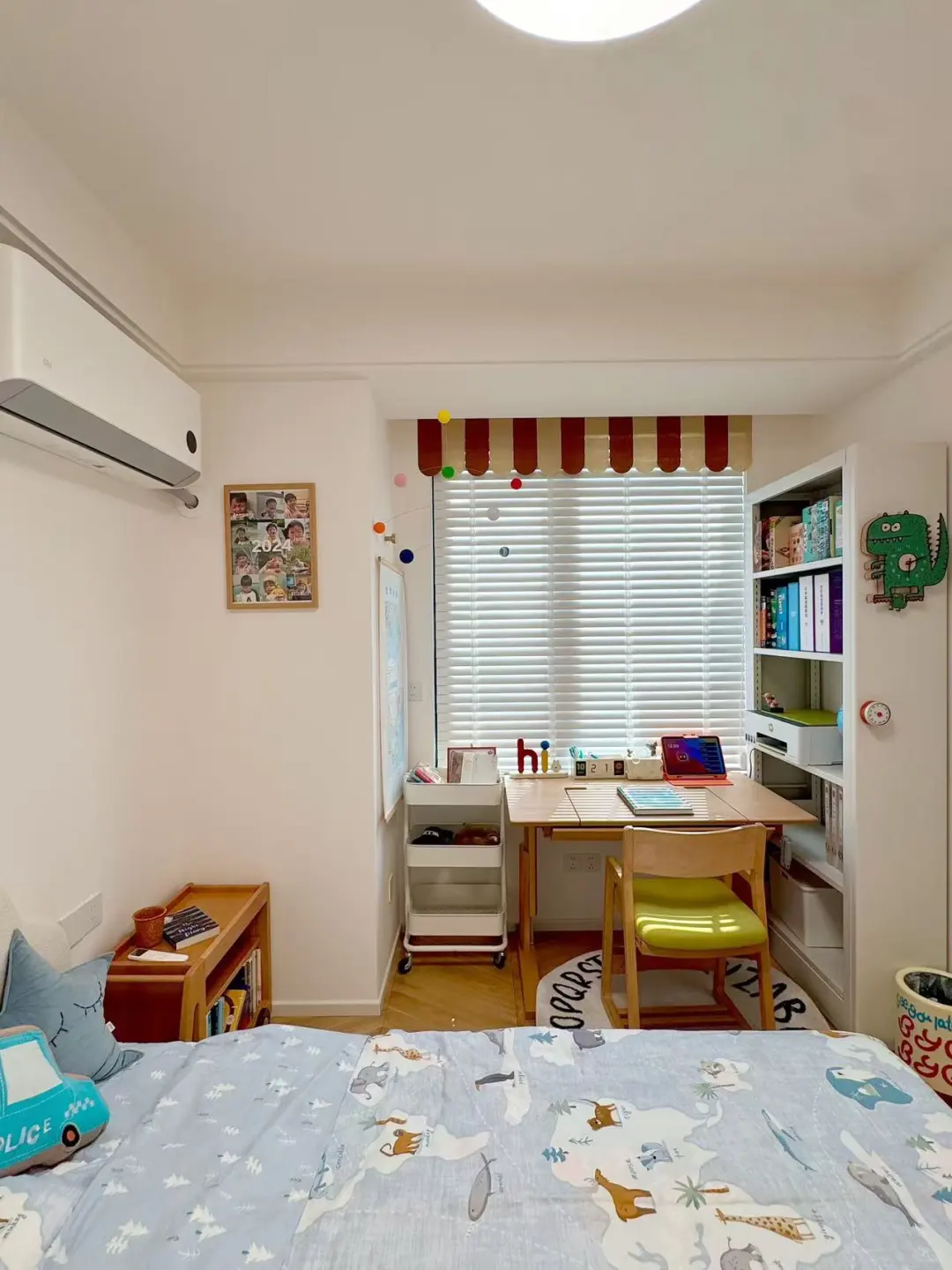 6㎡的儿童房🏠该有的都有可以住到18岁～