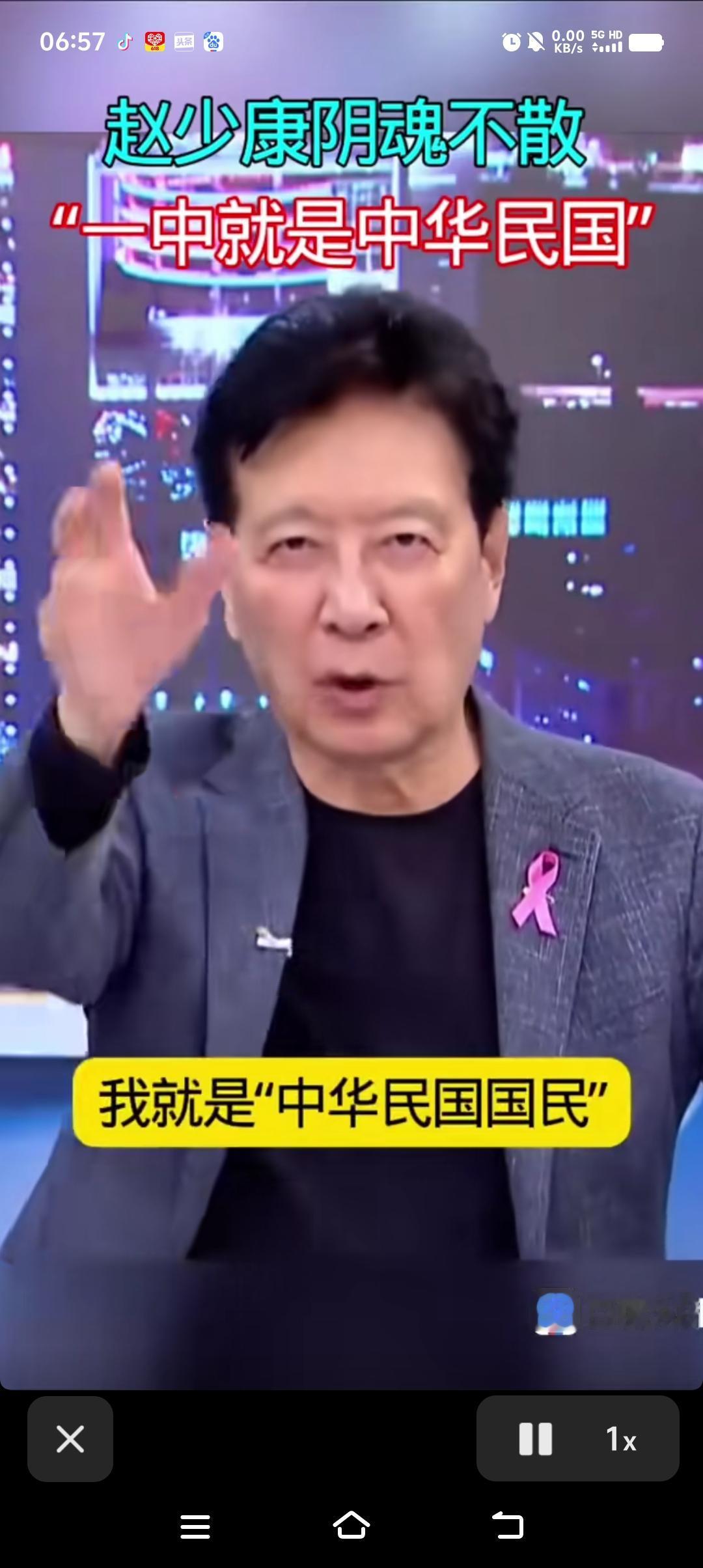 披着“中华民国”外衣的“暗独”：以赵少康为例揭露国民党的分裂本质
 
在两岸舆论