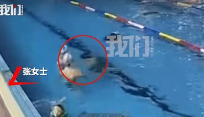 上海，一男子去健身房游泳，看到泳池里有个比基尼美女，对方身材姣好、长相靓丽。男子