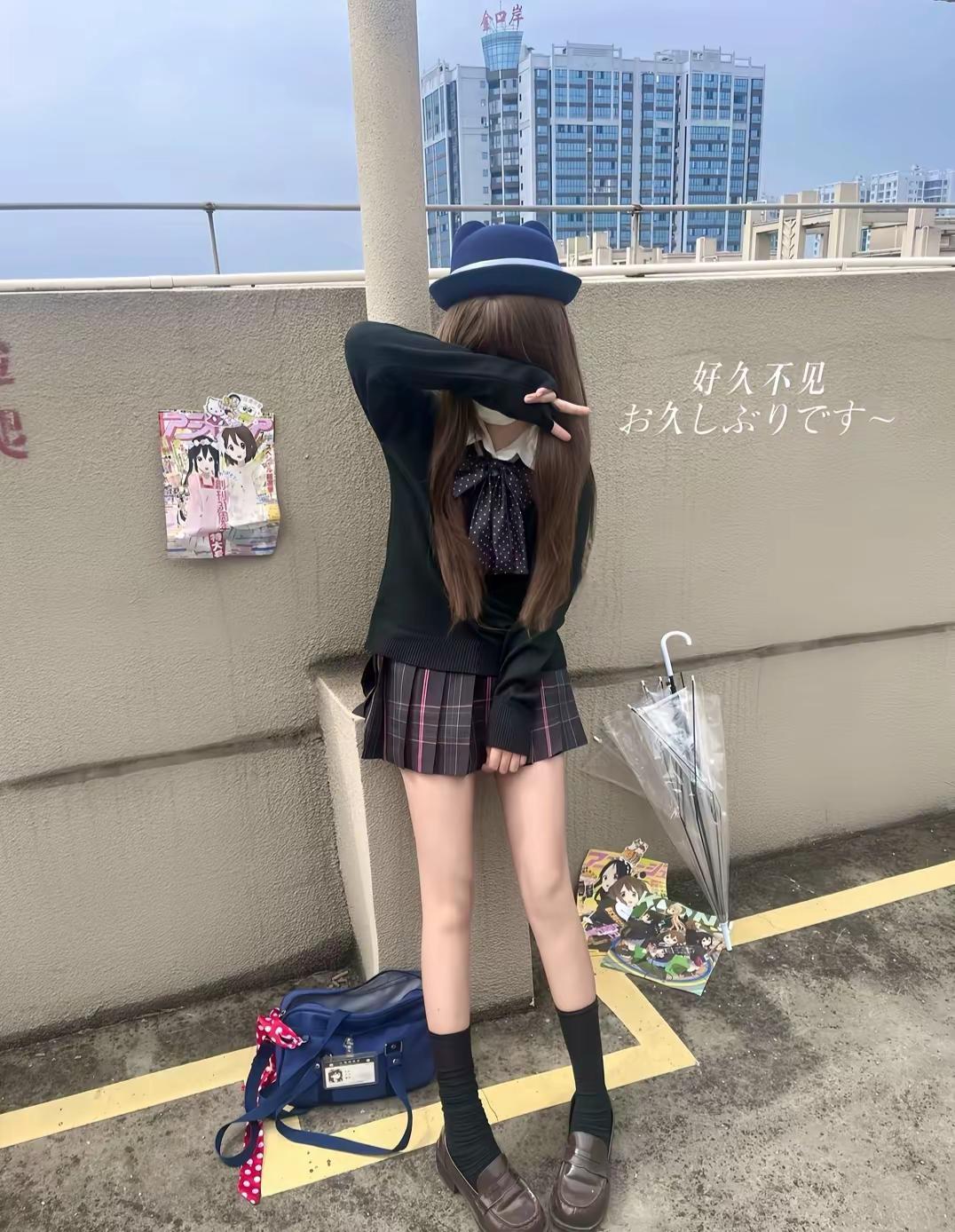 jk早春辣妹我先当了 随性穿搭 原相机女孩