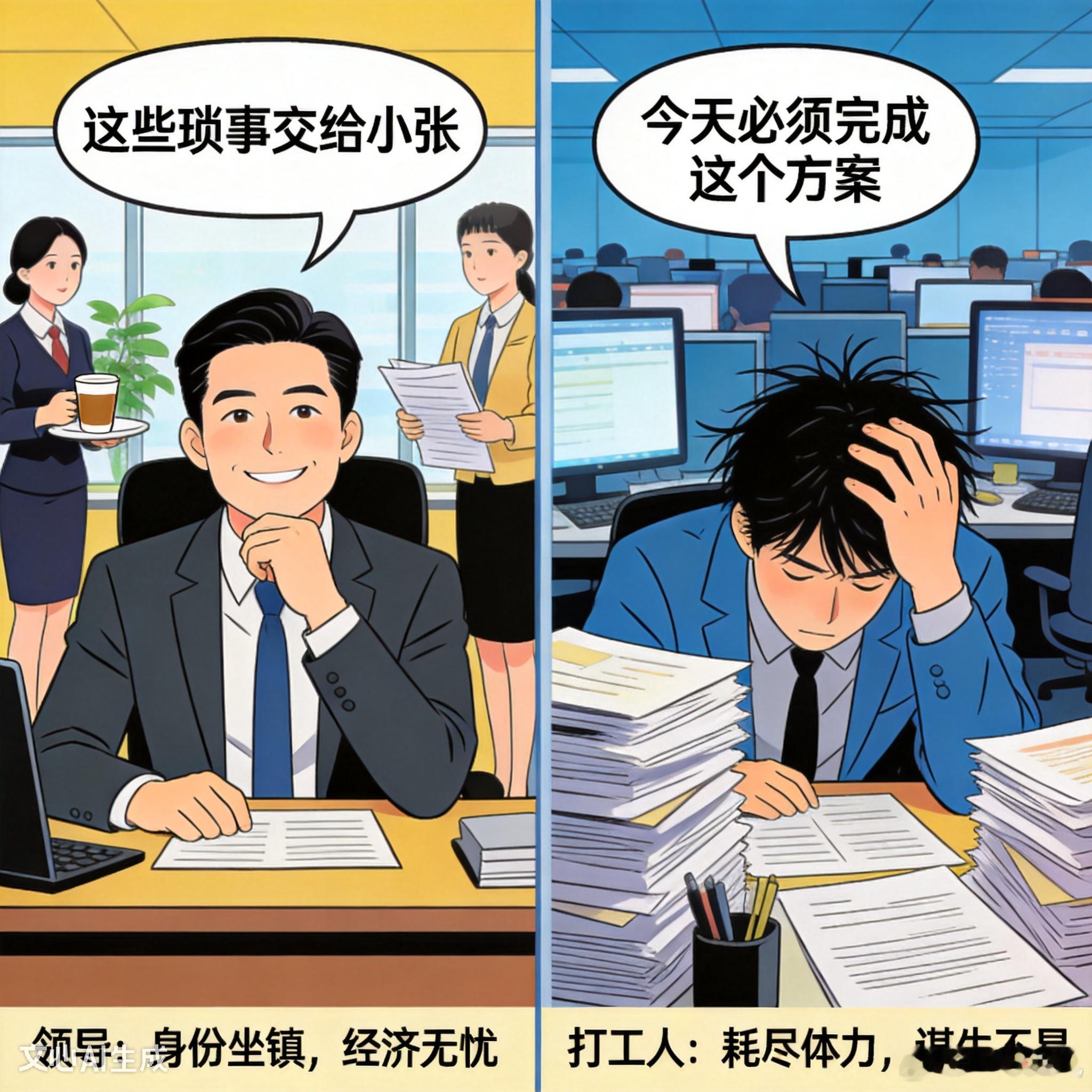 为什么领导总是那么精力充沛终于明白领导为什么永远精力充沛。不用干琐碎杂活，不用直