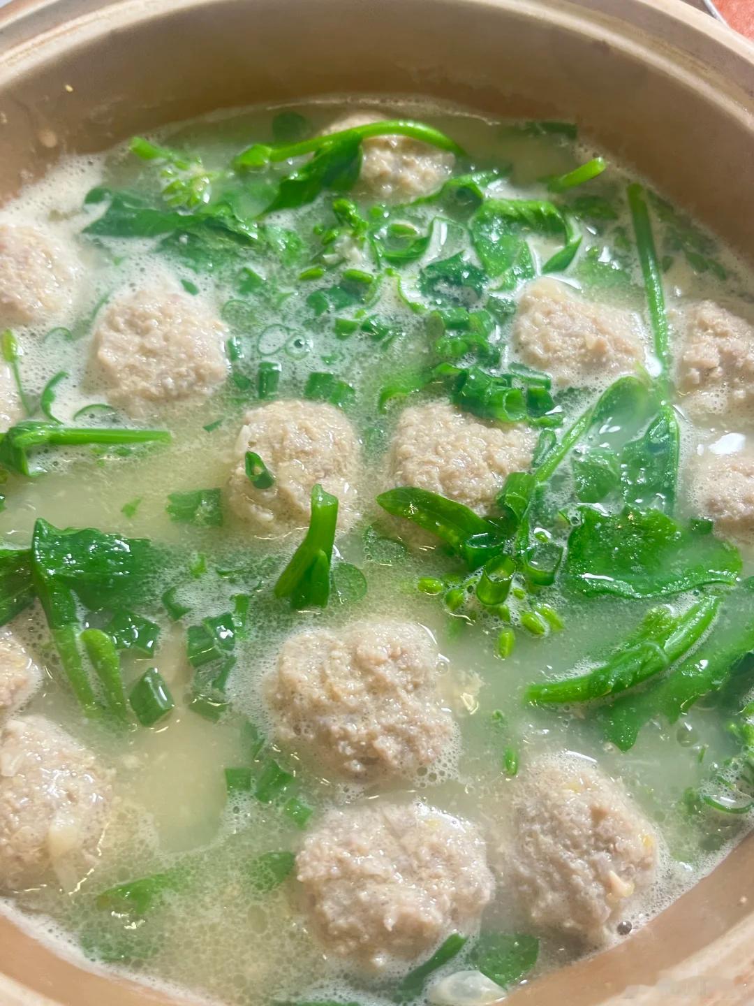 豌豆颠圆子汤，谁的DNA动了[哈哈] ​​​