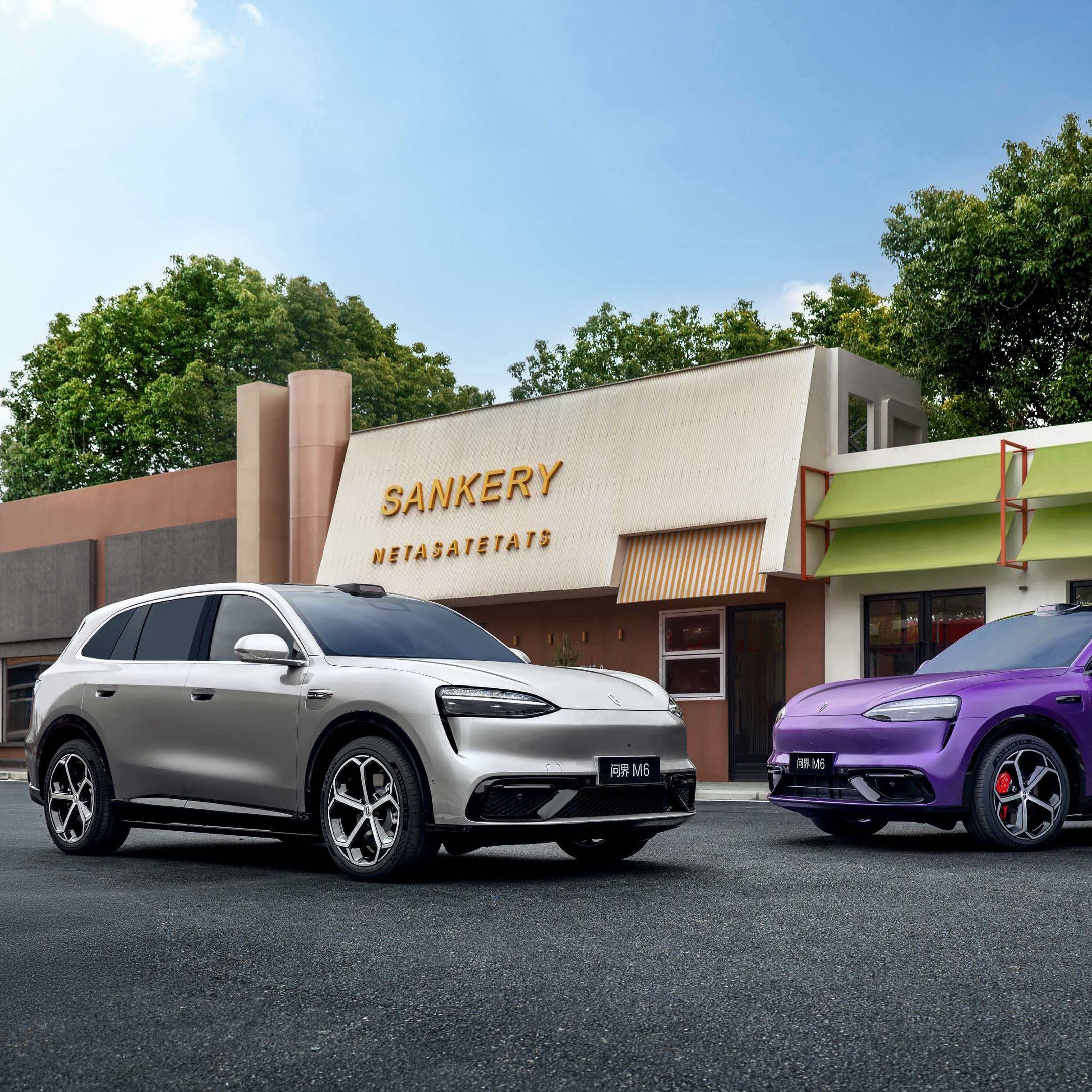 哇喔！问界M6首批展车明日起陆续到店 终于来了！问界M6明日同步小订，首批全国9