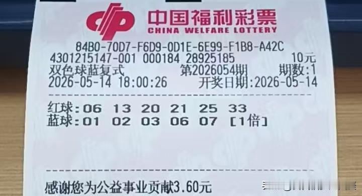 太给力了，又中4+1

投入上期部分奖金56，收获200多，知足了

每天中奖的