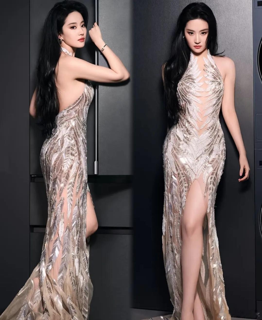 刘亦菲的广告都看不到产品注意力都被脸吸引了 