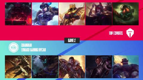 【TES vs EDG 第二局】

MVP：Meiko（布隆）

 