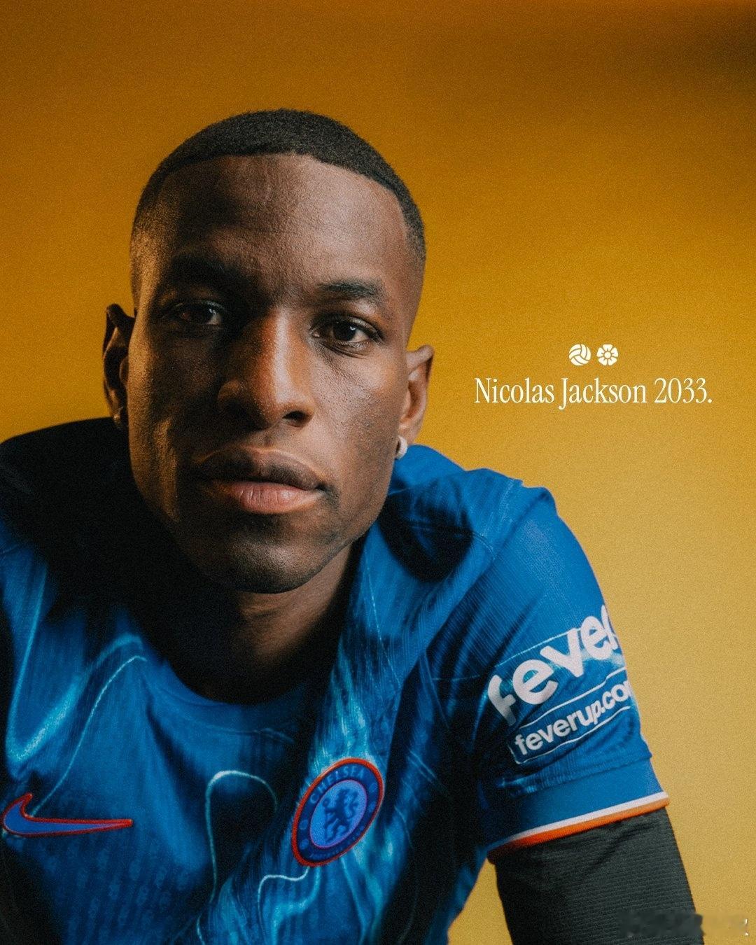 切尔西与前锋杰克逊续约至2033，9年合同 目前杰克逊23岁 ​​​