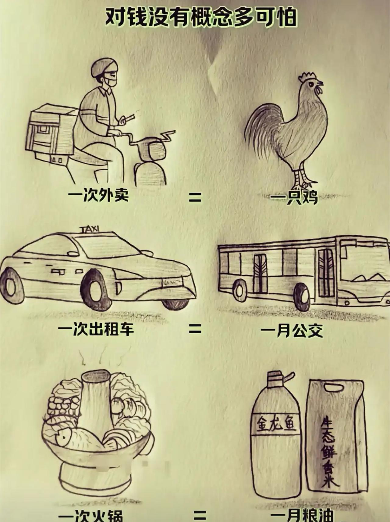 你以为点个外卖、打个车、搓顿火锅只是小钱？换算一下才惊出一身冷汗：点一次外卖等于