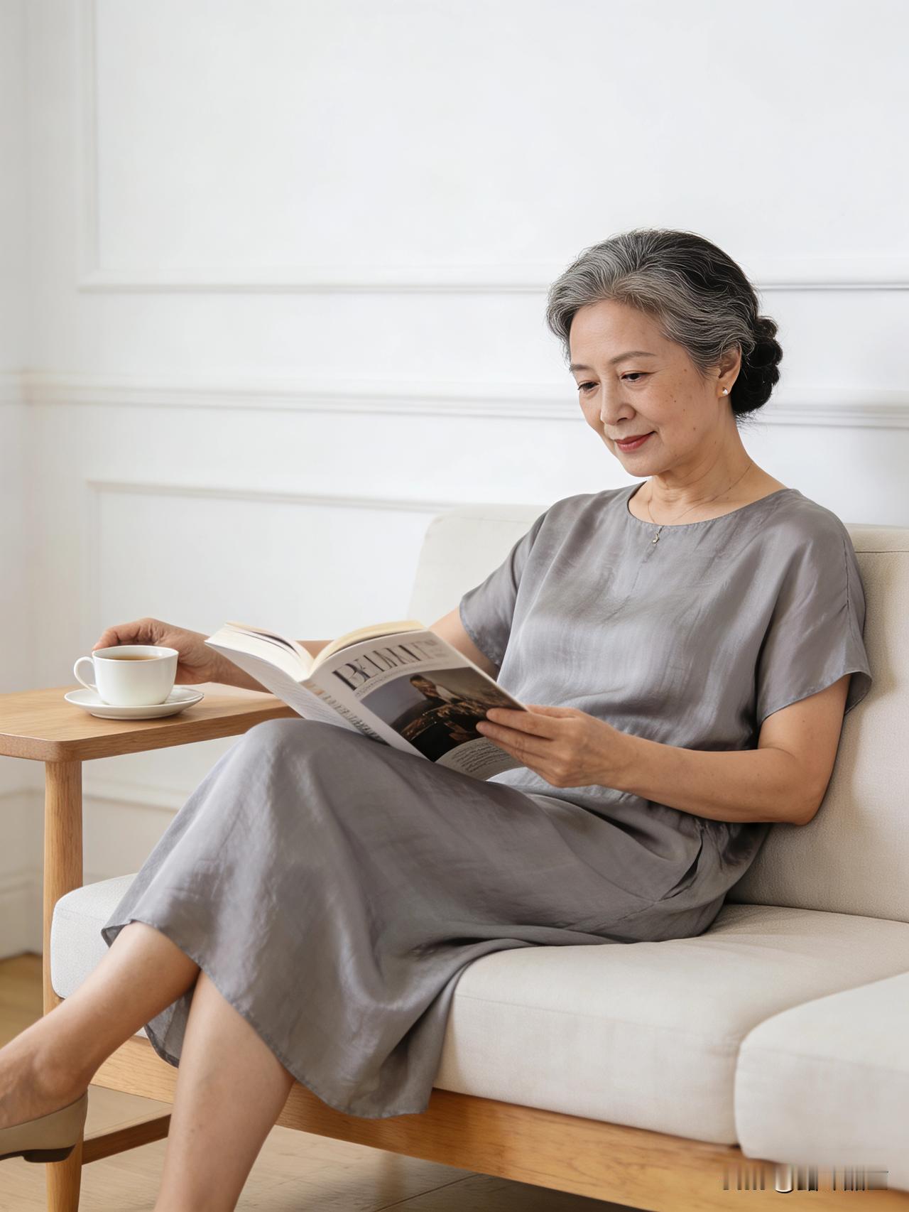 我发现：不乱买衣服的快乐，省钱只是最不值一提的

女儿前几天说要给我买条真丝连衣