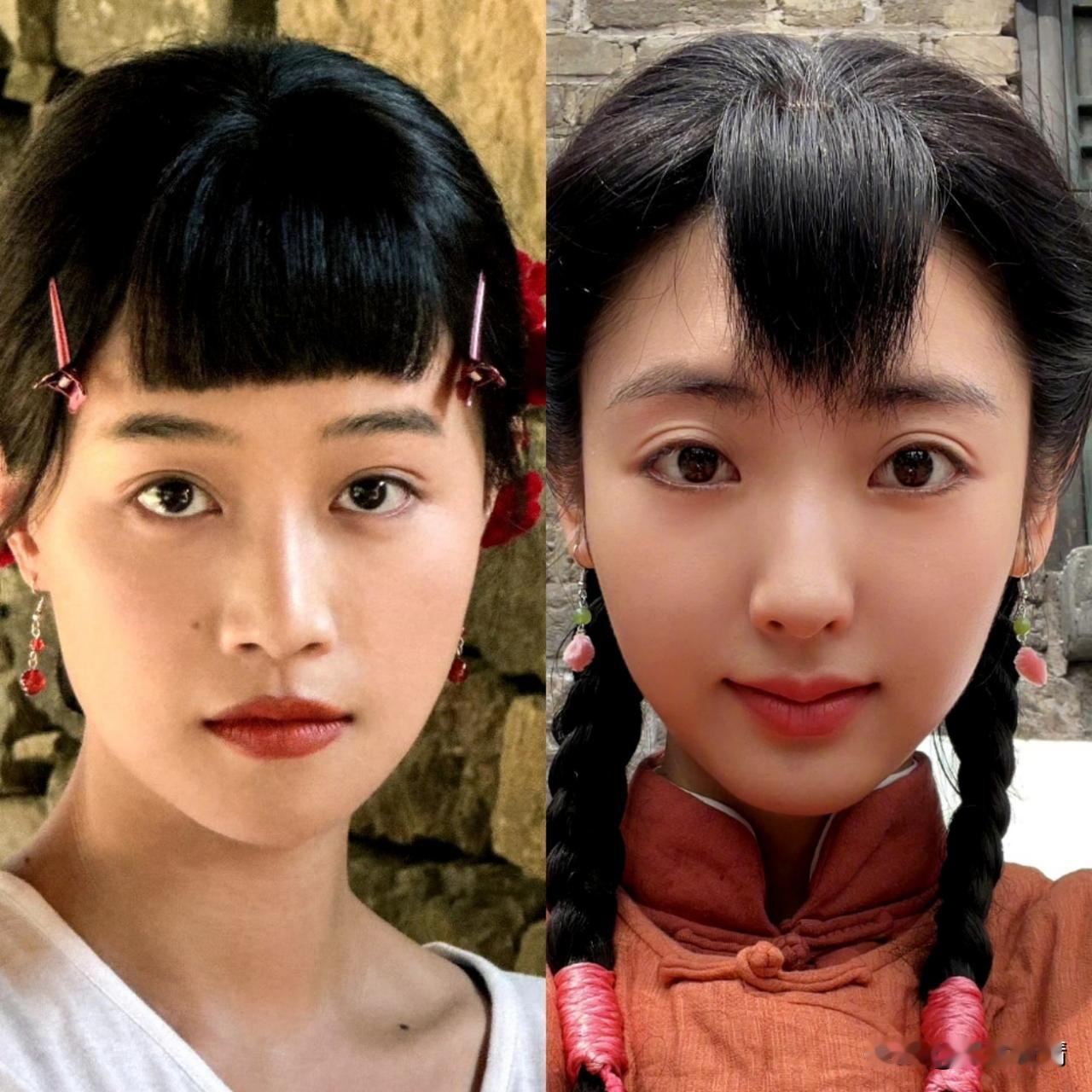 对比蓝盈莹，你会发现邢菲能走红，
不是因为年轻漂亮，
也不是因为运气好，而是她