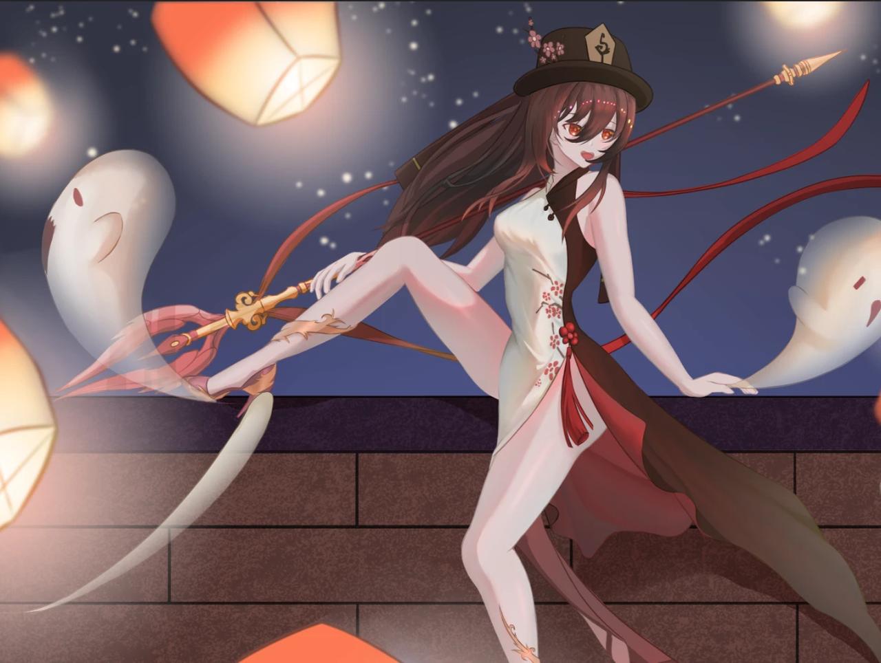 白袍胡桃，有这样的一定伺候满命！#原神# #游戏# #二次元#