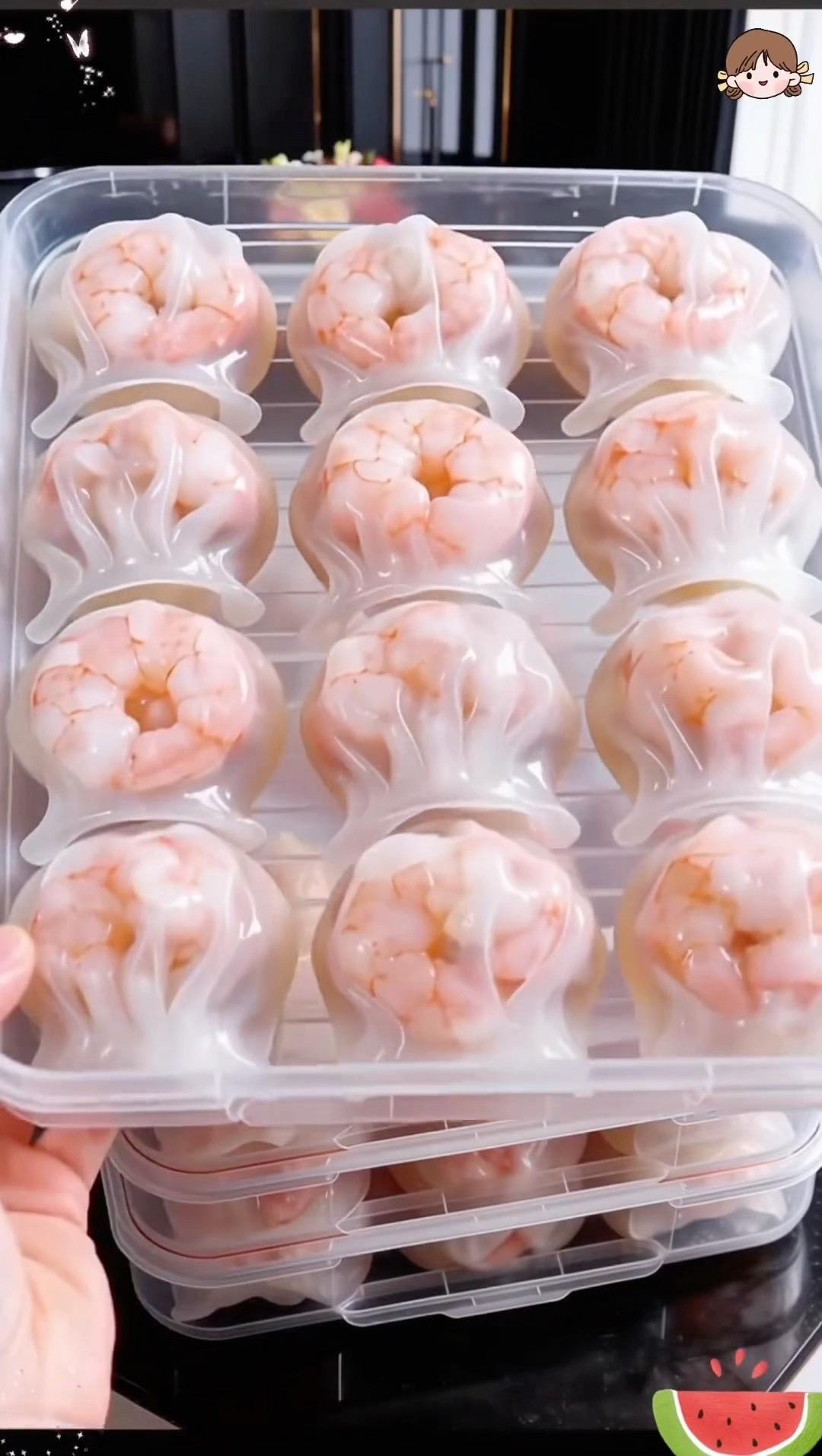 宝子们快看过来！被我挖到的这款虾饺真的绝了！全家老小都爱到不行，自从囤...