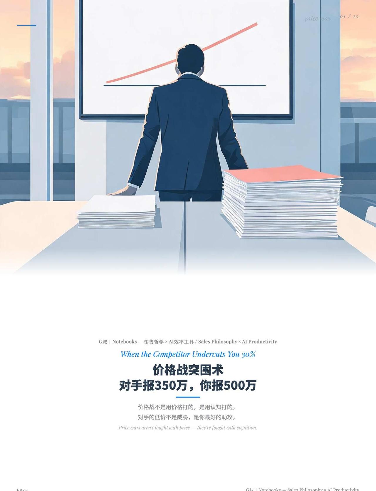 老 P 的 500 万订单——⚔️ 价格战突围术
竞品公司的张凯截胡了——350