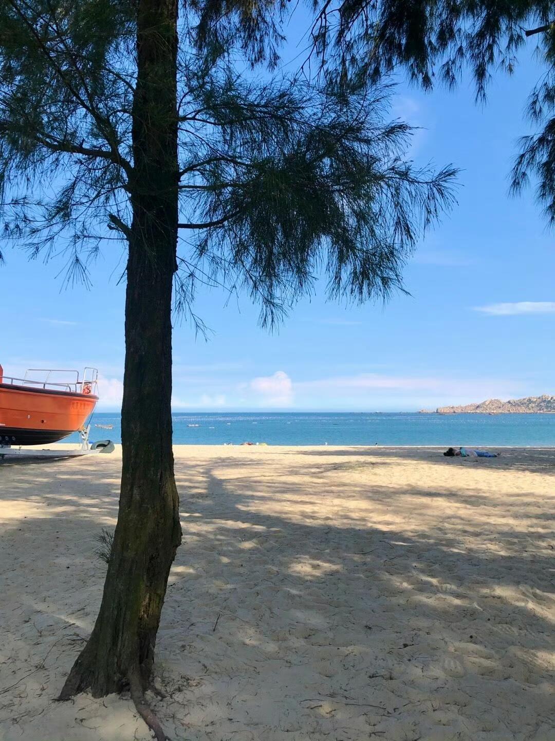 三亚的海边，好舒服☀️