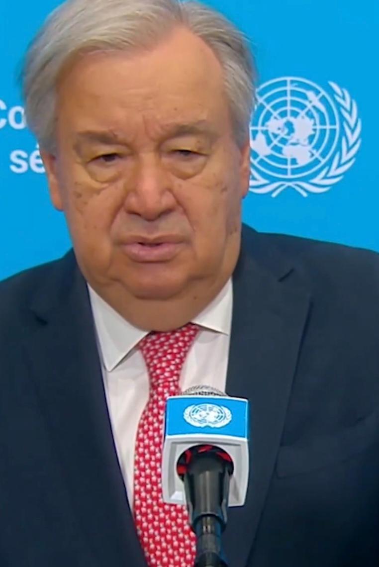 联合国的法律是弱国的枷锁，对美欧以没一点儿约束力。

今天刷到联合国秘书长古特雷