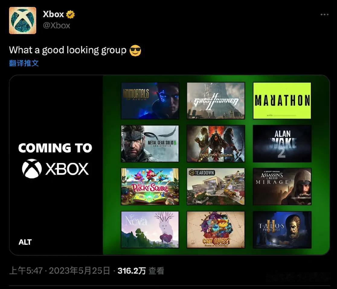 【明着背刺：微软官宣PS发布会上会登录Xbox的游戏】昨晚，索尼PlayStat