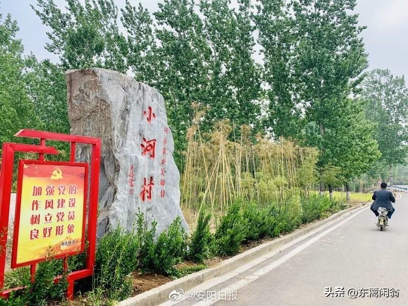 七律.游汤阴小河村
              符进朝
千竿翠竹绕村冈，豫北清幽