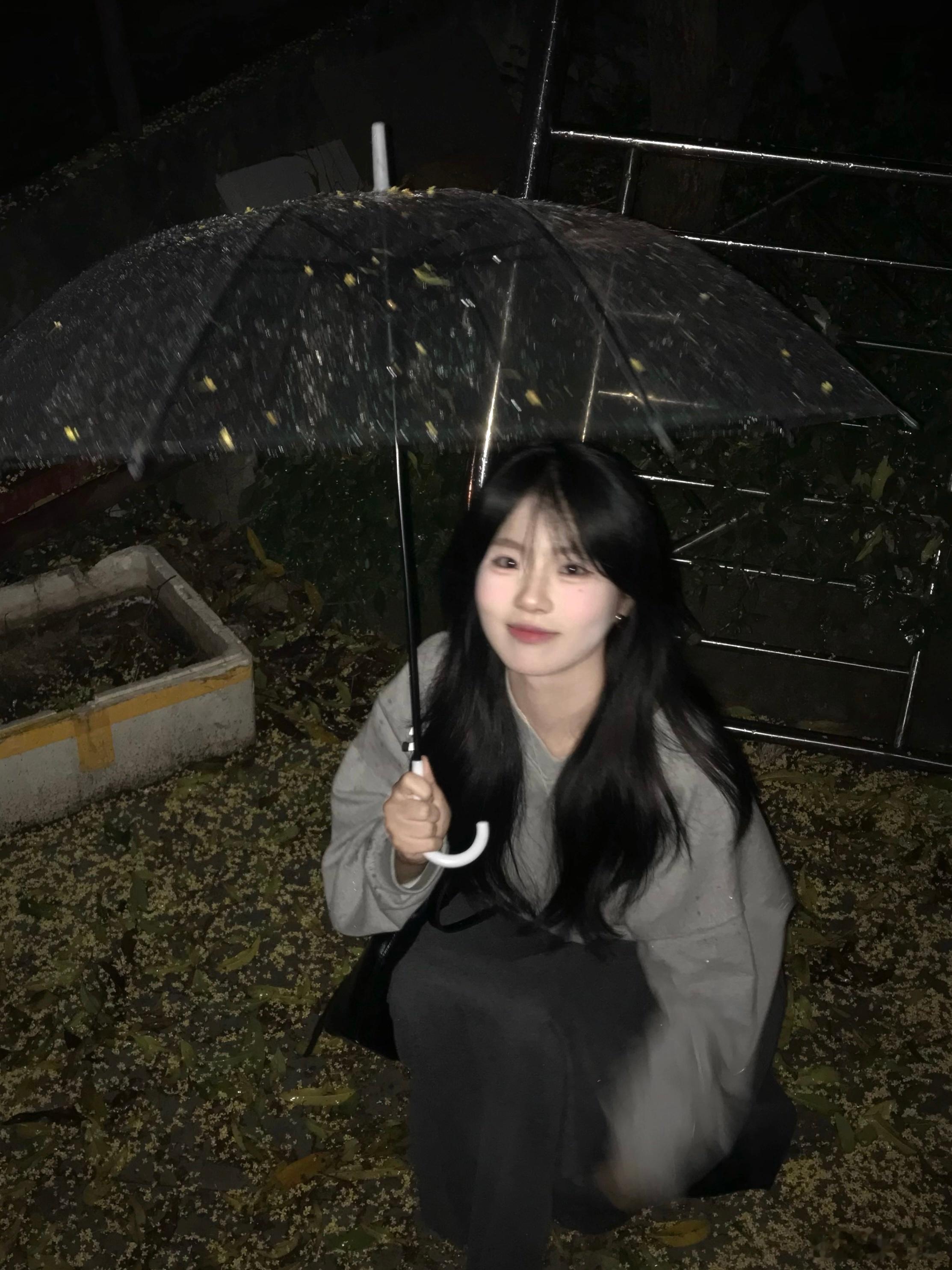 这组图我来惹～～～桂花让雨夜都变得令人喜爱了起来 