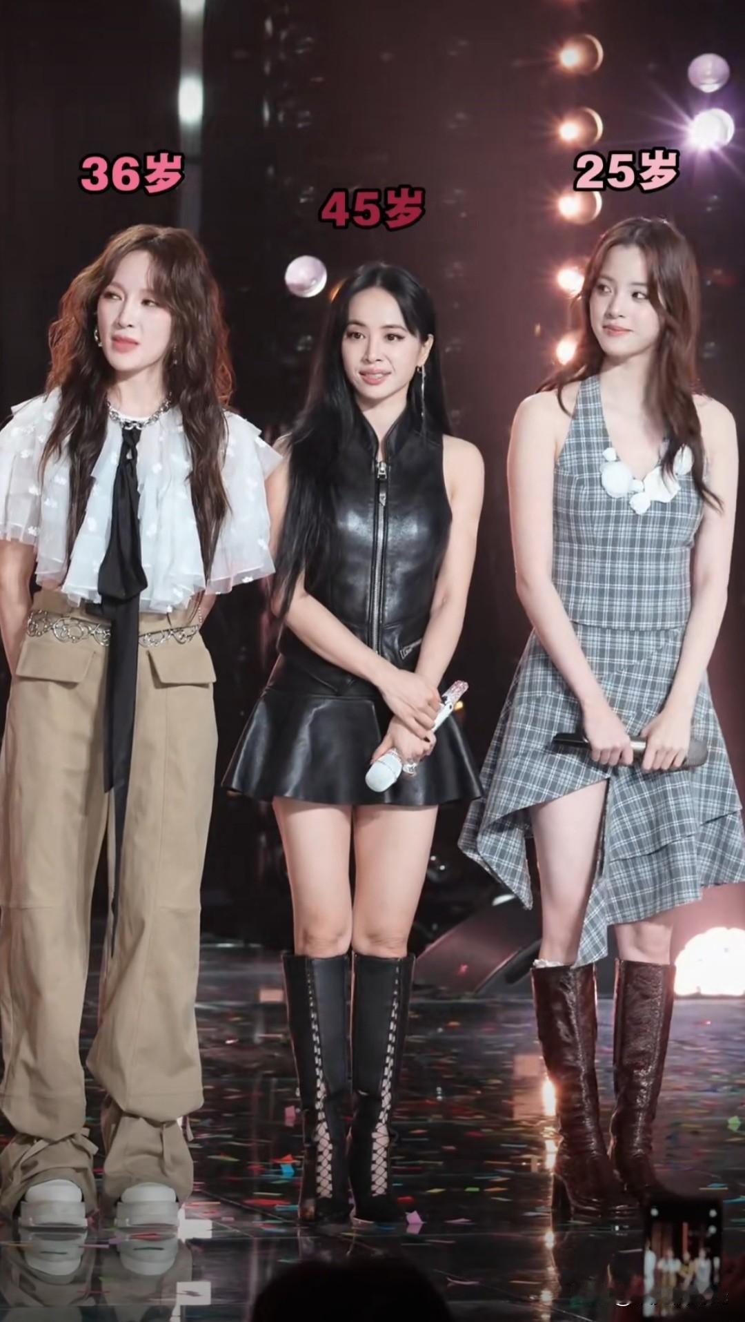 45岁，蔡依林这个状态真不错了。

她和薛凯琪都说过相似的一句话:“心态放松是最