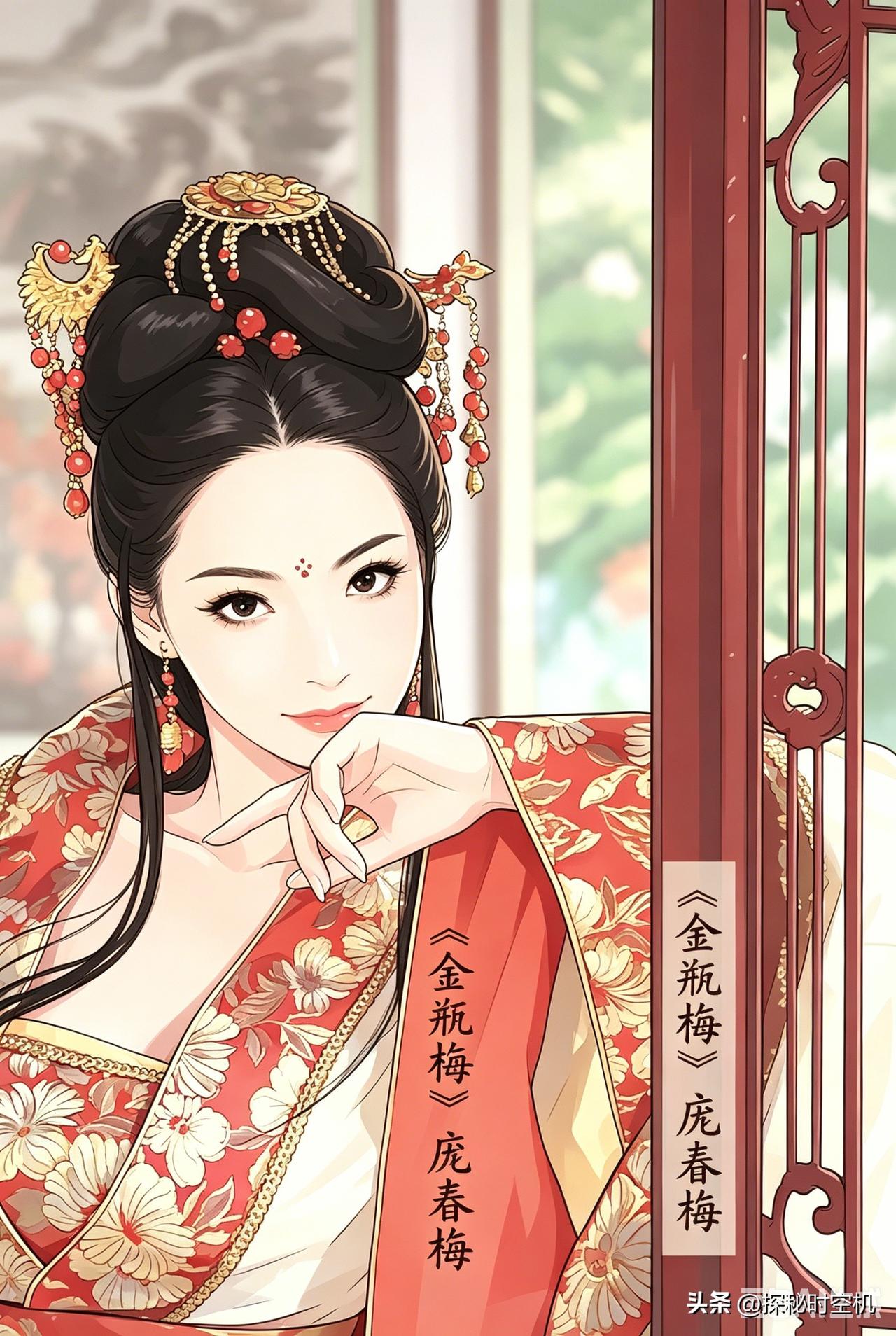 《金瓶梅》里，庞春梅的翻身，堪称一绝。从洗脚丫鬟到守备府的诰命夫人，她衣锦还乡第