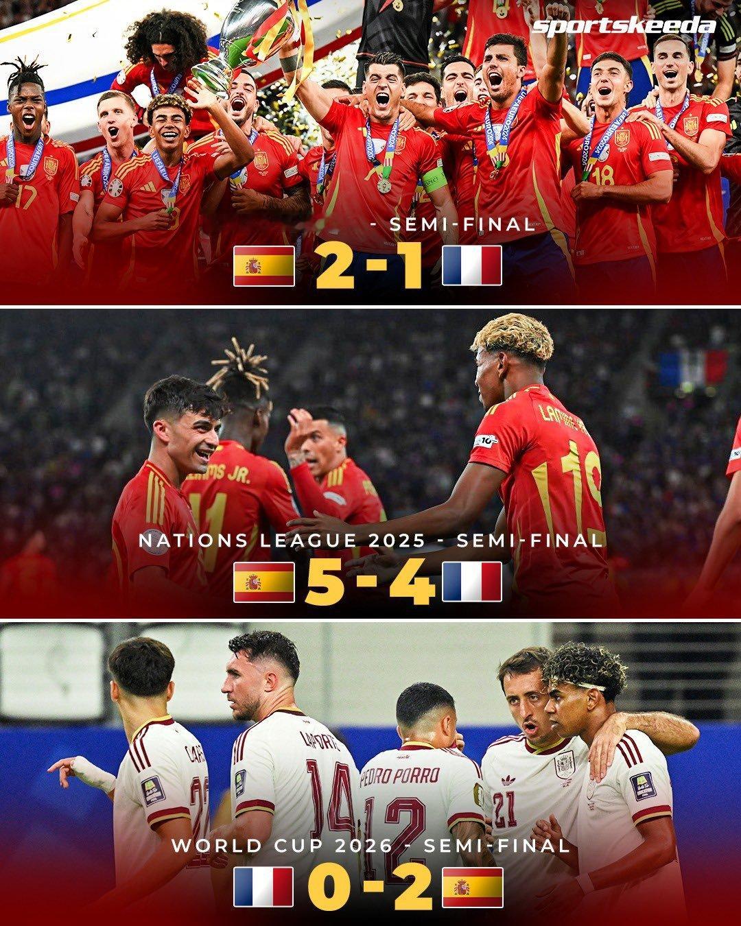 世界杯 如果西班牙夺冠，谁可拿金球？法国倒在金球奖魔咒下法国连续三年被西班牙淘汰