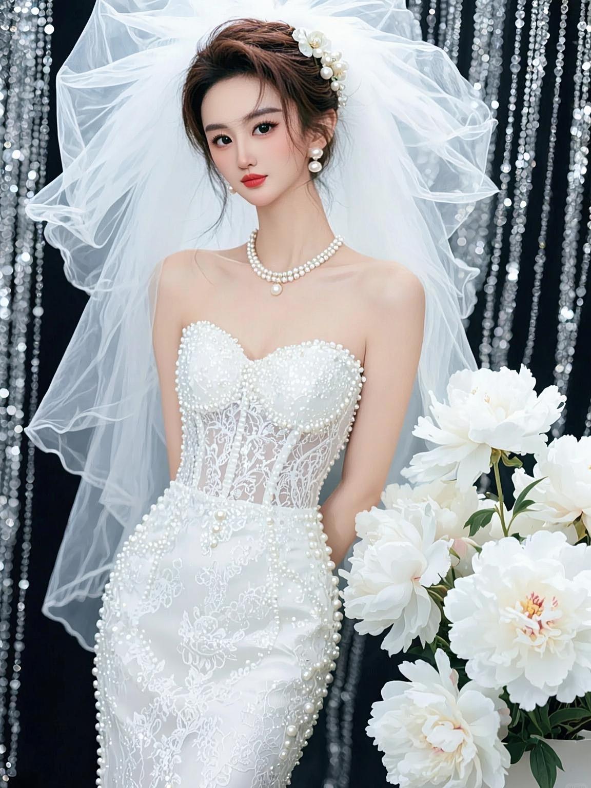 白纱牡丹韵又上热门了 爱了爱了 女生拍照姿势