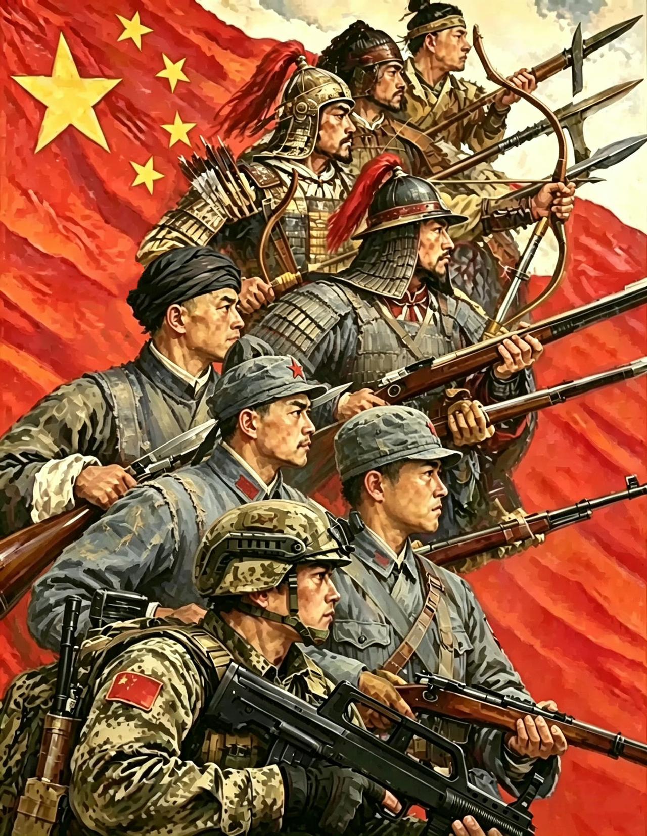 在抵御外侵上，中华民族就没含糊过。