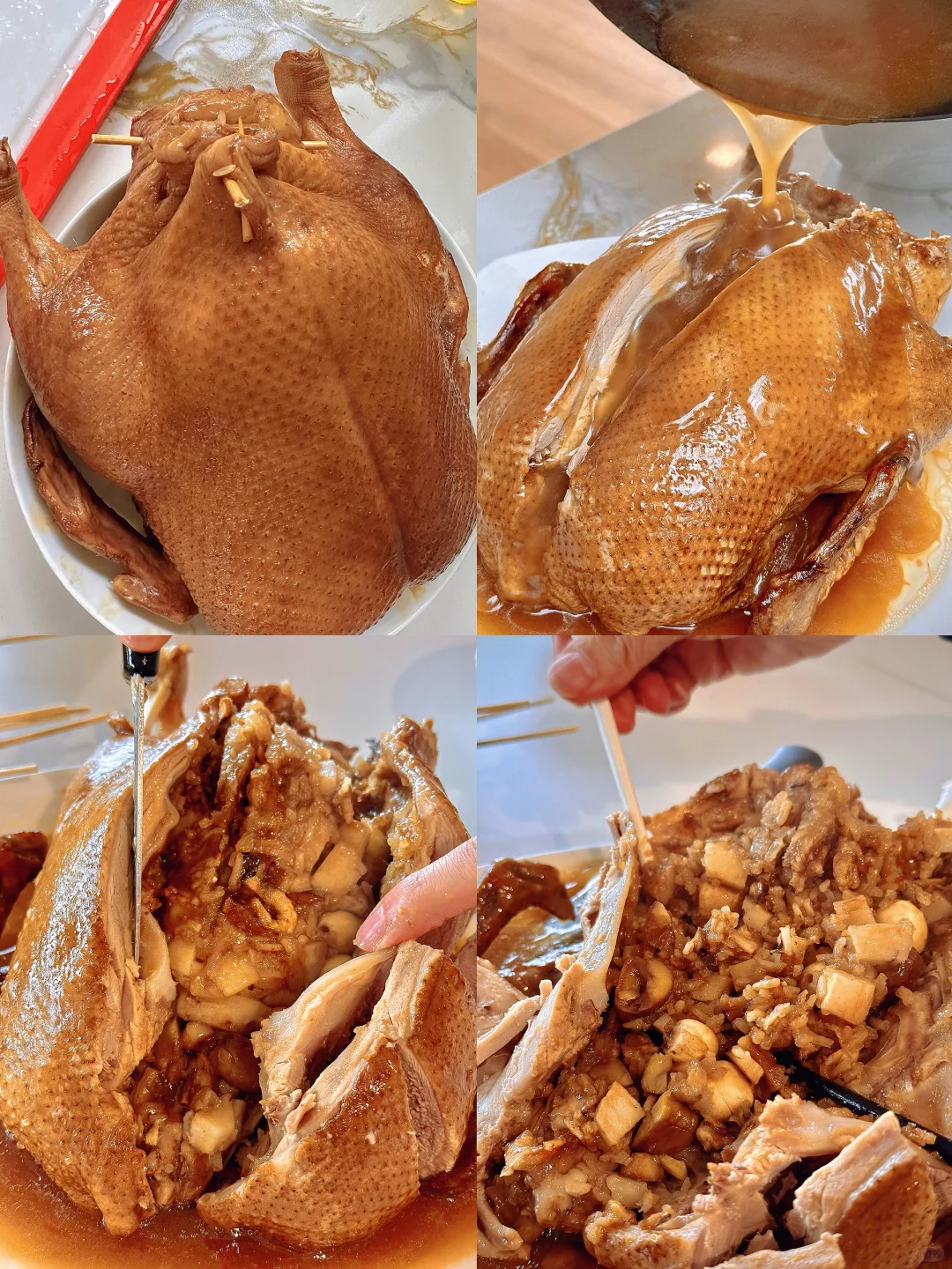 Costco鸭挑战八宝鸭🦆肉好嫩糯米好入味❗️