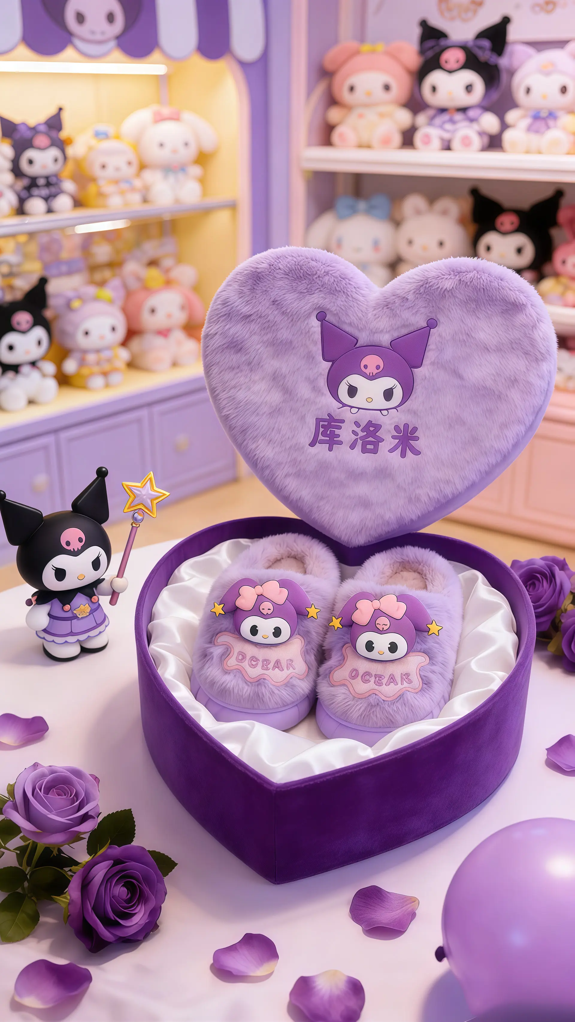 库洛米 库洛米拖鞋 生女儿就是用来打扮的 过年穿什么 儿童拖鞋