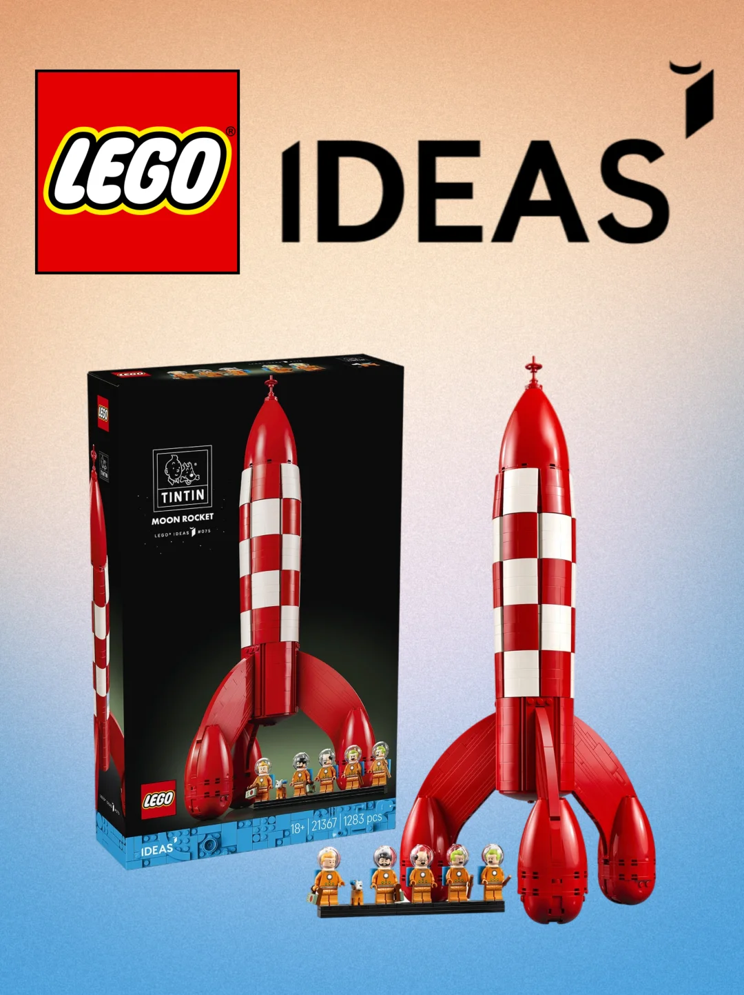 刚刚，乐高丁丁历险记火箭公布🚀