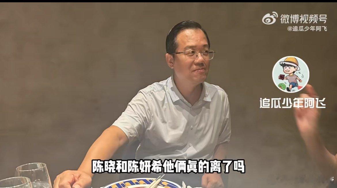 #曝陈晓陈妍希没有离婚#狗仔发布视频，表示陈晓和陈妍希目前还没有离婚，但是已经分